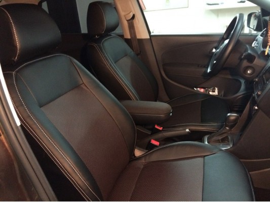 Каркасные авточехлы на Volkswagen Polo