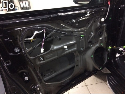 Шумоизоляция пола, арок, дверей и багажника